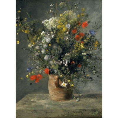 Puzzle Grafika-F-30518 Auguste Renoir : Flowers in a Vase, 1866