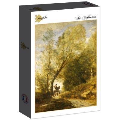 Puzzle Grafika-F-30545 Jean-Baptiste-Camille Corot: The Forest of Coubron, 1872