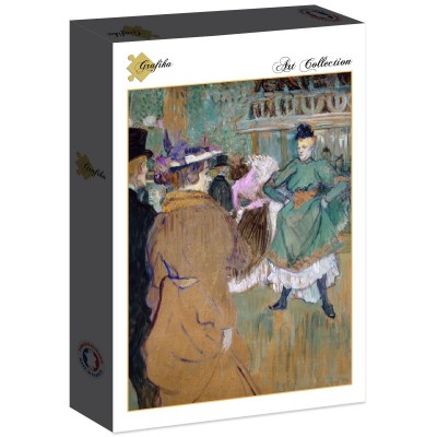 Puzzle Grafika-F-30560 Henri de Toulouse-Lautrec: Quadrille at the Moulin Rouge, 1892