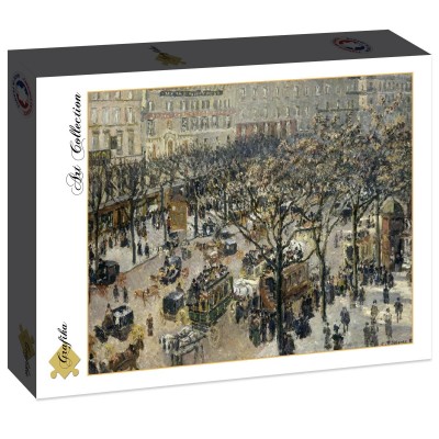 Puzzle Grafika-F-30562 Camille Pissarro: Boulevard des Italiens, Morning, Sunlight, 1897