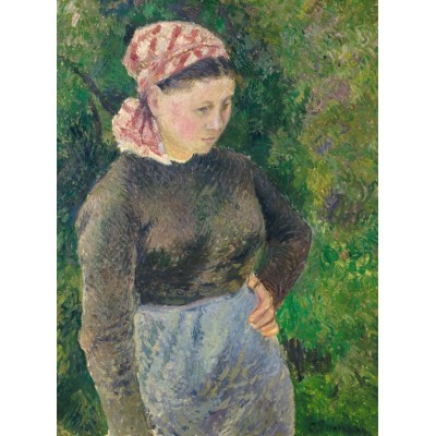 Puzzle Grafika-F-30567 Camille Pissarro: Peasant Woman, 1880