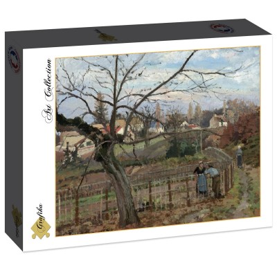 Puzzle Grafika-F-30571 Camille Pissarro: The Fence, 1872