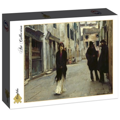 Puzzle Grafika-F-30585 John Singer Sargent: Street in Venice, 1882