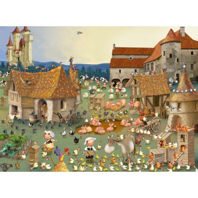 Puzzle Grafika-F-30605 François Ruyer - Ferme 1