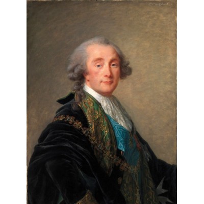 Puzzle Grafika-F-30611 Élisabeth-Louise Vigee le Brun: Alexandre Charles Emmanuel de Crussol-Florensac, 1787