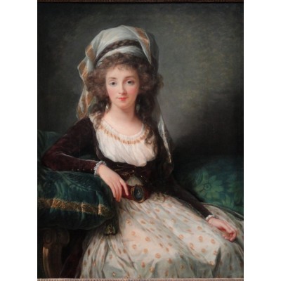 Puzzle Grafika-F-30614 Louise-Élisabeth Vigee le Brun: Madame d'Aguesseau de Fresnes, 1789