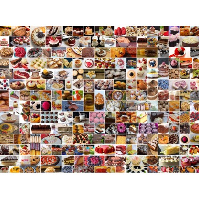 Puzzle Grafika-F-30647 Collage - Gâteaux