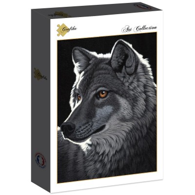 Puzzle Grafika-F-30692 Schim Schimmel - Night Wolf