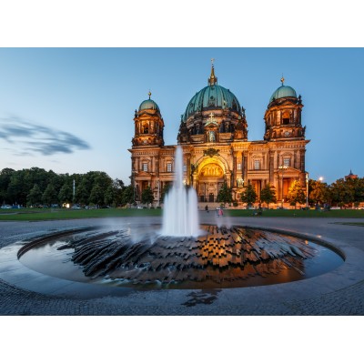 Puzzle Grafika-F-30701 Deutschland Edition - Berliner Dom by Night