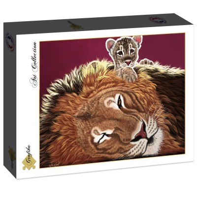 Puzzle Grafika-F-30723 Schim Schimmel - Daddy and the King