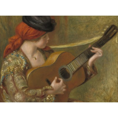 Puzzle Grafika-F-30789 Auguste Renoir - Jeune Espagnole avec une Guitare