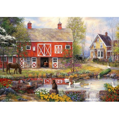 Puzzle Grafika-F-32232 Chuck Pinson - Reflections On Country Living