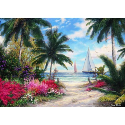 Puzzle Grafika-F-32236 Chuck Pinson - Sea Breeze Trail