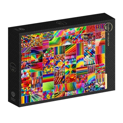 Puzzle Grafika-F-32251 Collage - Farben