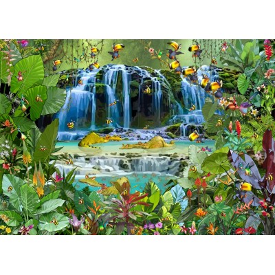 Puzzle Grafika-F-32267 François Ruyer - Waterfall