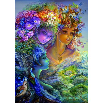 Puzzle Grafika-F-32292 Josephine Wall - The Three Graces