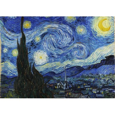 Puzzle Grafika-F-32308 Vincent Van Gogh - The Starry Night, 1889