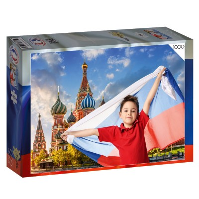 Puzzle Grafika-F-32326 One World For Peace - Russland