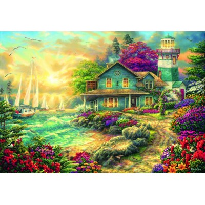 Puzzle Grafika-F-32339 Chuck Pinson - Sunrise by the Sea