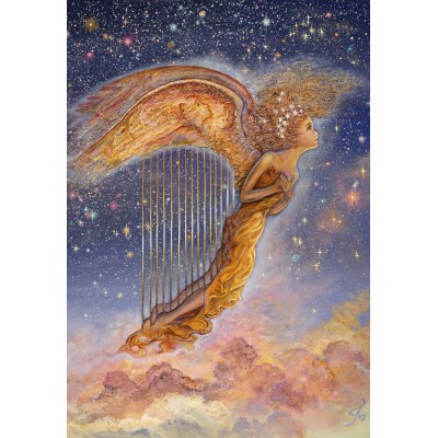 Puzzle Grafika-F-32393 Harp Angel