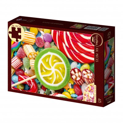 Puzzle Grafika-F-32681 XXL Teile - Süße Bonbons