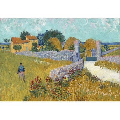 Puzzle Grafika-F-32748 Van Gogh Vincent - Ferme de Provence, 1888