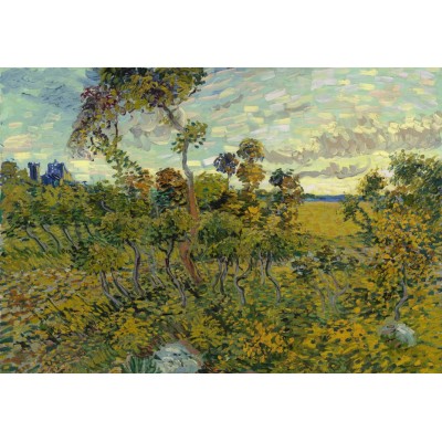 Puzzle Grafika-F-32755 Van Gogh Vincent - Coucher de Soleil à Montmajour, 1888