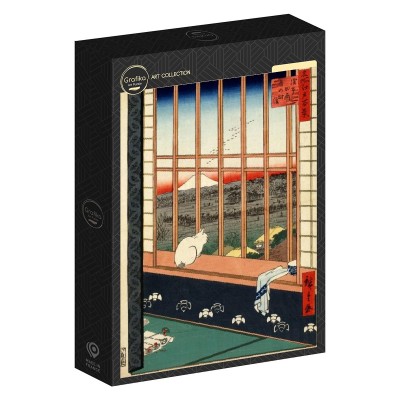 Puzzle Grafika-F-32759 Utagawa Hiroshige - Rizières d'Asakusa et Festival Torinomachi, 1857
