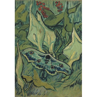 Puzzle Grafika-F-32770 Vincent Van Gogh - Giant Peacock Moth, 1889