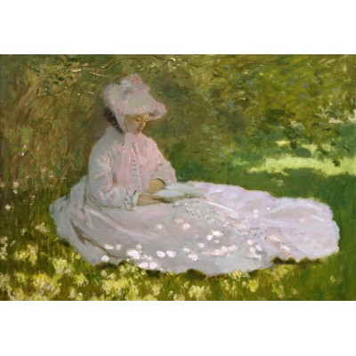 Puzzle Grafika-F-32779 Claude Monet - Springtime, 1872