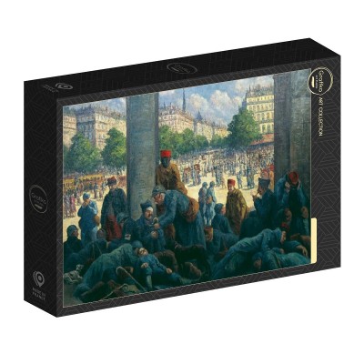 Puzzle Grafika-F-32786 Maximilien Luce - Gare de l'Est, 1917