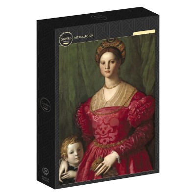 Puzzle Grafika-F-32809 Agnolo Bronzino: A Young Woman and Her Little Boy, 1540