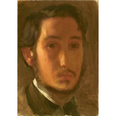 Puzzle Grafika-F-32832 Edgar Degas: Self-Portrait with White Collar, 1857