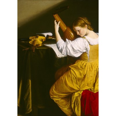 Puzzle Grafika-F-32837 Orazio Gentileschi: The Lute Player, 1612/1620