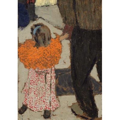 Puzzle Grafika-F-32847 Edouard Vuillard: Child Wearing a Red Scarf, 1891