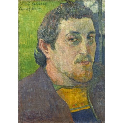 Puzzle Grafika-F-32856 Paul Gauguin: Self-Portrait Dedicated to Carrière, 1888-1889