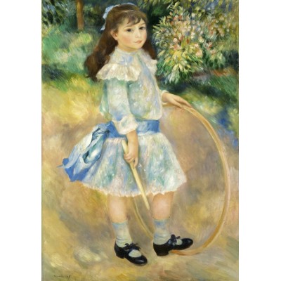 Puzzle Grafika-F-32868 Auguste Renoir : Girl with a Hoop, 1885