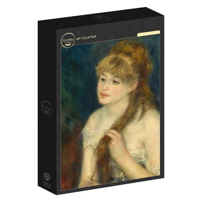 Puzzle Grafika-F-32876 Auguste Renoir: Young Woman Braiding Her Hair, 1876