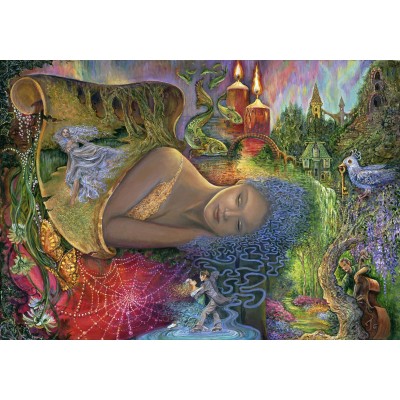 Puzzle Grafika-F-32979 Josephine Wall - Dreaming in Color