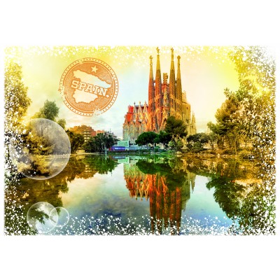 Puzzle Grafika-F-32999 Travel around the World - Spain