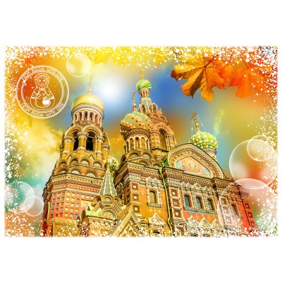 Puzzle Grafika-F-33008 Travel around the World - Russie