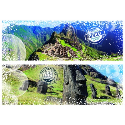 Puzzle Grafika-F-33015 Travel around the World - Chile and Peru