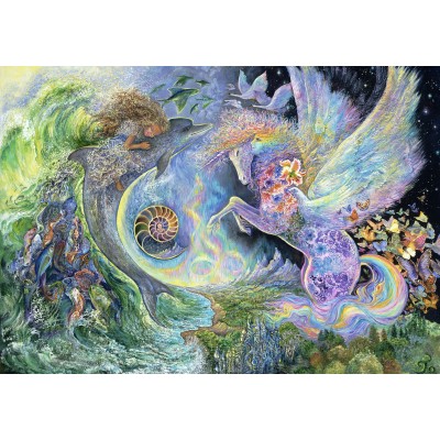 Puzzle Grafika-F-33042 Josephine Wall - Magical Meeting