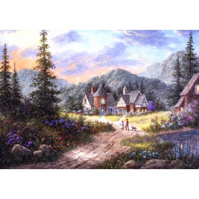 Puzzle Grafika-F-33127 Dennis Lewan - Hills Of Bavaria