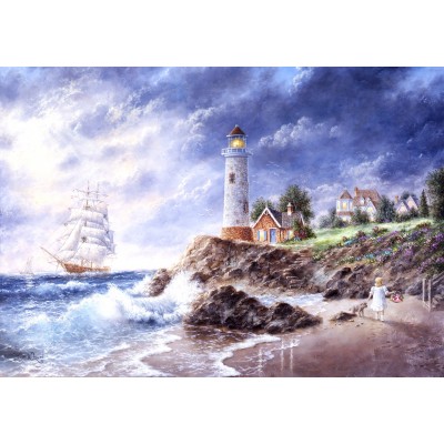 Puzzle Grafika-F-33133 Dennis Lewan - Anchor Cove