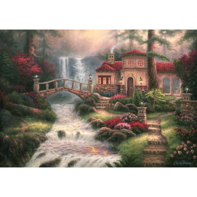 Puzzle Grafika-F-33226 Chuck Pinson - Sierra River Falls