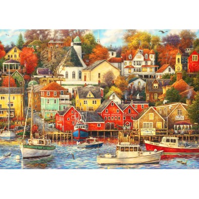 Puzzle Grafika-F-33334 Chuck Pinson - Good Times Harbor