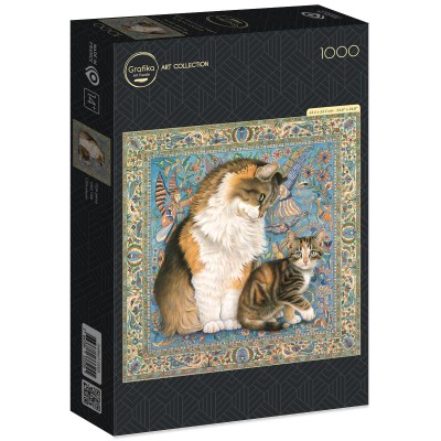 Puzzle Grafika-F-33335 Agneatha and Avril on Persian carpet