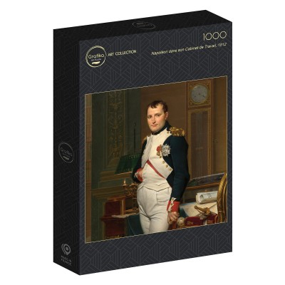 Puzzle Grafika-F-33369 Jacques-Louis David: The Emperor Napoleon in his study at the Tuileries, 1812
