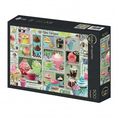 Puzzle Grafika-F-33380 Cupcakes